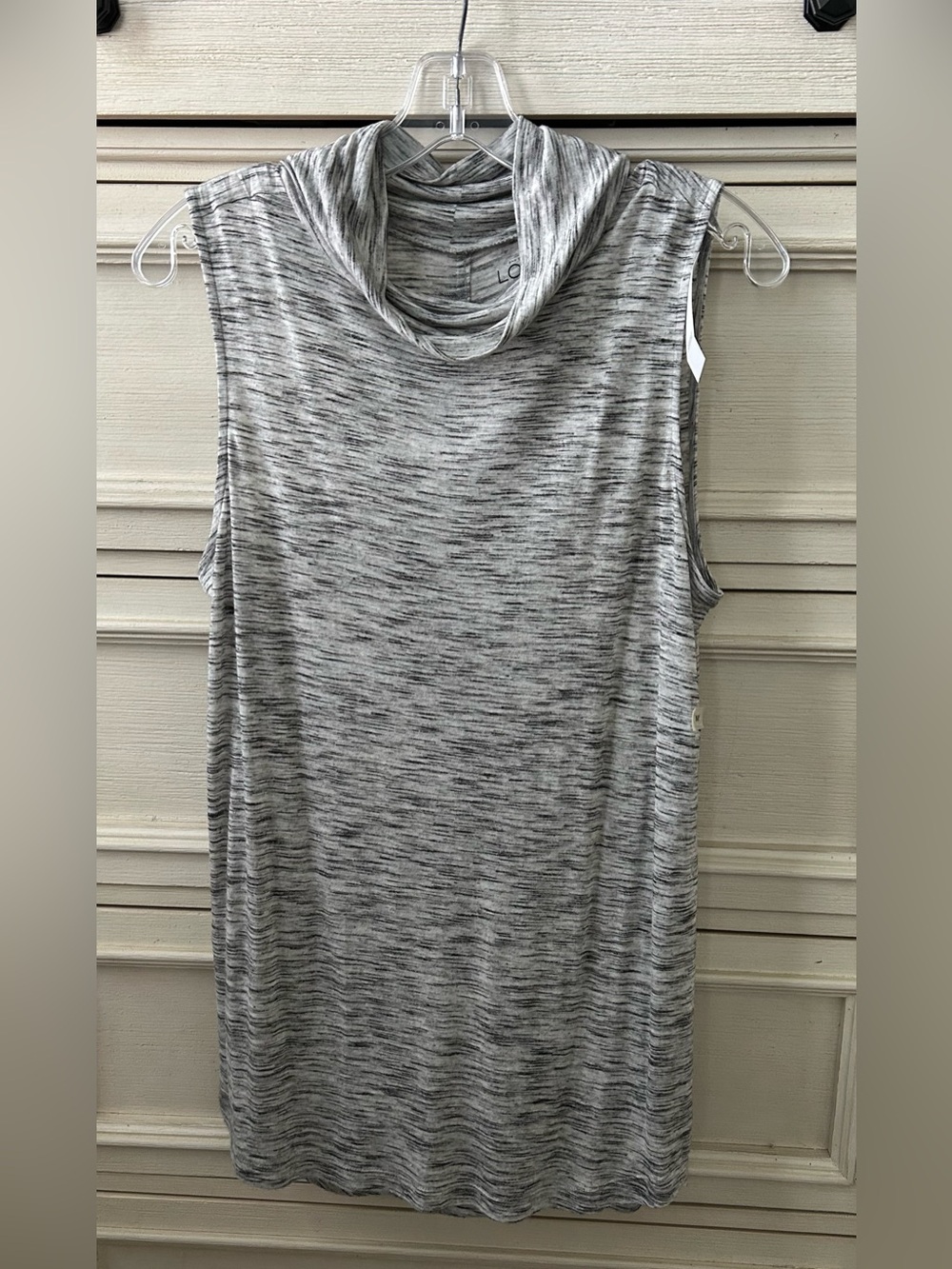 Sleeveless Cowl Neck Knit Top